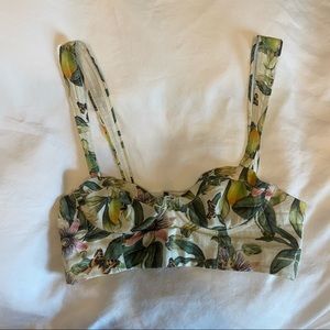 Agua Bendita Bustier Top